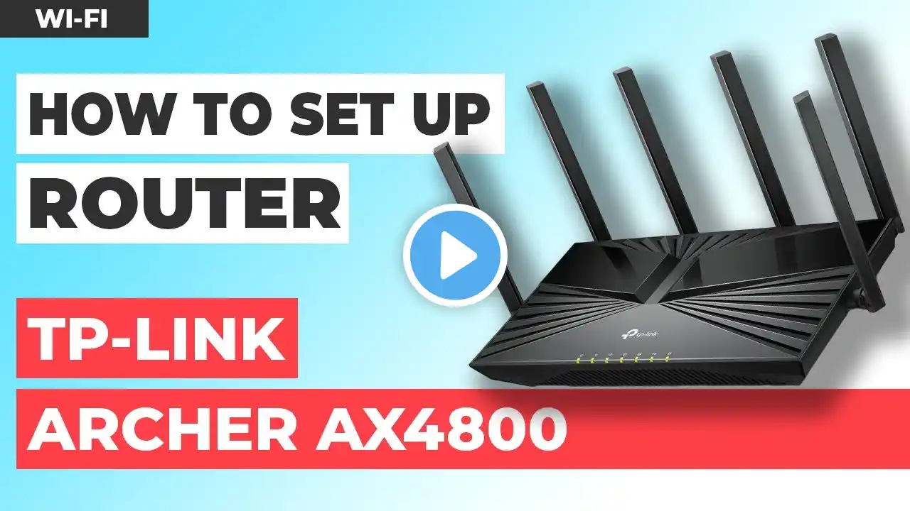 ✅ How to Set Up TP-Link Archer AX4800 | How to Setup TP-Link AX4800 WiFi Router