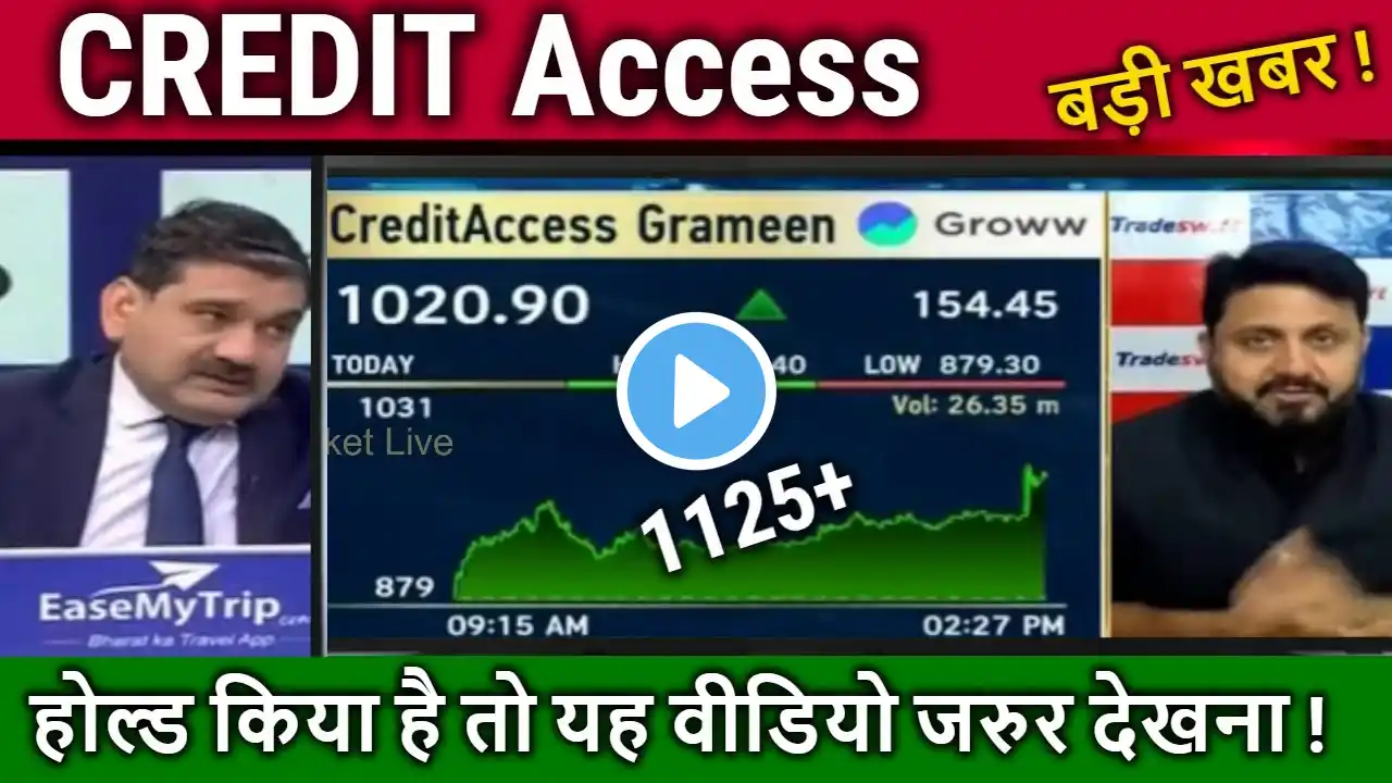 CREDIT Access share latest news,credit access grameen analysis,credit access target anil singhvi