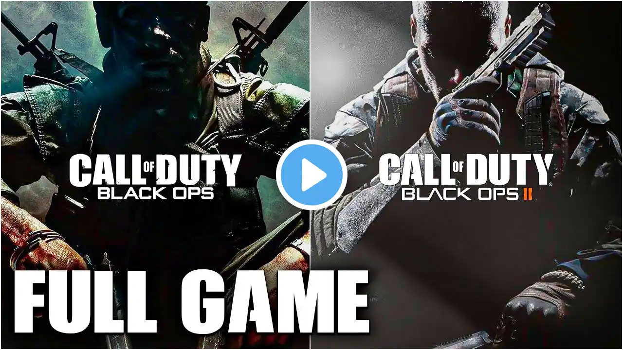 Call of Duty: Black Ops 1 & 2 - Full Game Walkthrough 2K 60FPS PC (No Commentary)