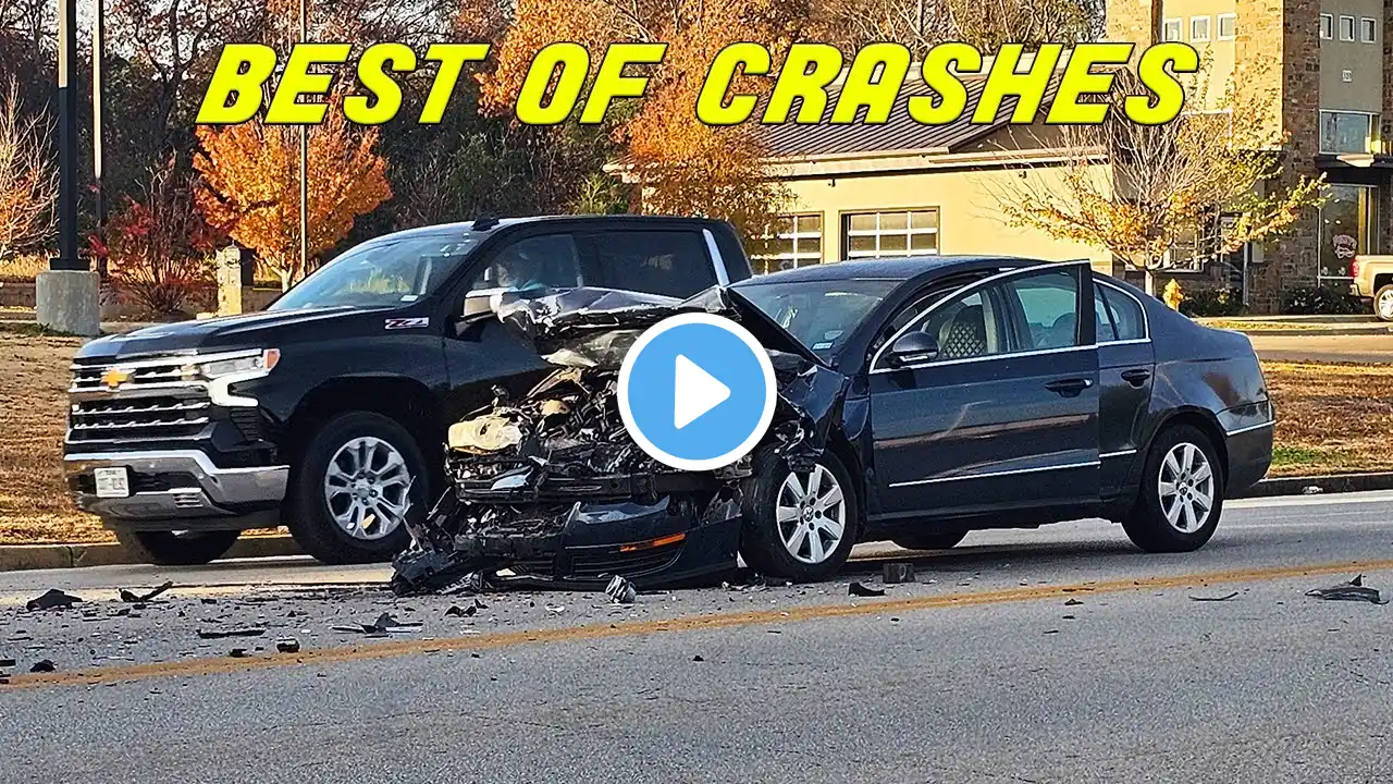 INSANE CAR CRASHES COMPILATION  || USA & Canada  - part 23