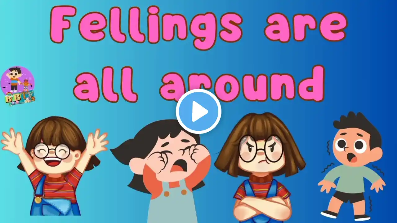 Kids emotion and feelings song|happy sad angry scared song for kindergarten|social emotion learning