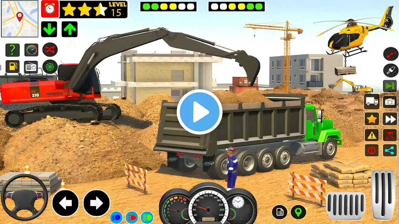 Crazy Bridge Construction Work Simulator 3D Part 2-Ios Android Gameplay