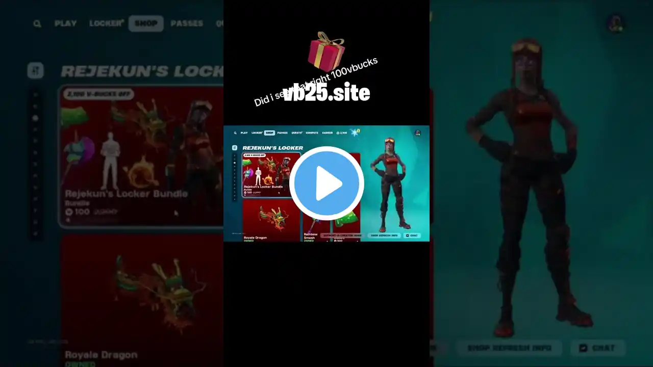 Testing a Free V Bucks Glitch in Fortnite #shorts #fortnite #vbucks #viral