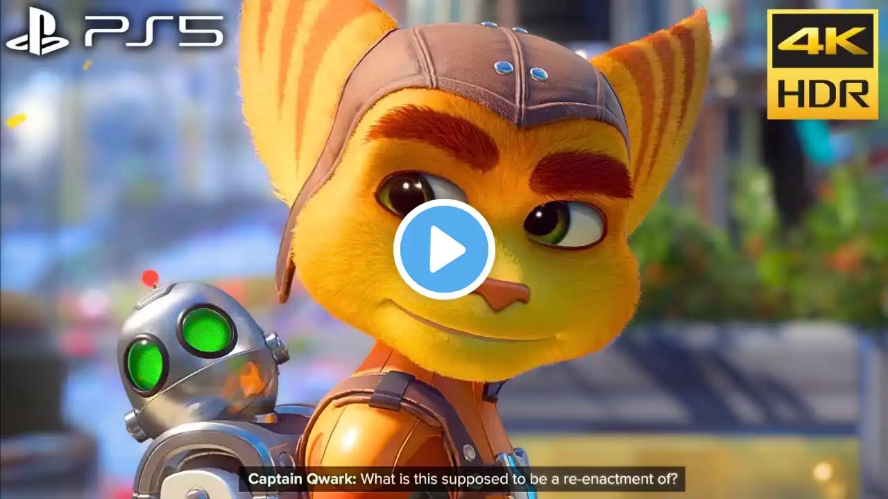 Amazing Movie Quality Game! Ratchet & Clank: Rift Apart PS5 Part 1[4K HDR 60 FPS RT](No Commentary)