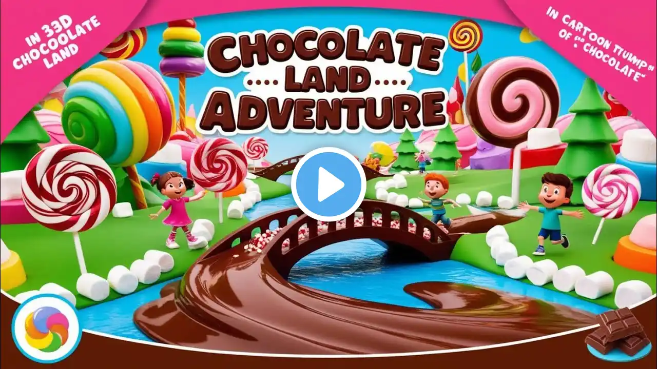 Chocolate Land Adventure Song | Sweet Journey for Kids #song #kids #kidssong #rhymes #baby #children