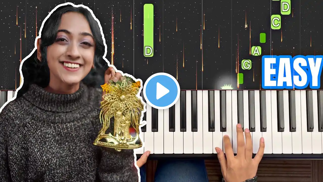 This Carol of the Bells Piano Tutorial is perfect for beginners!