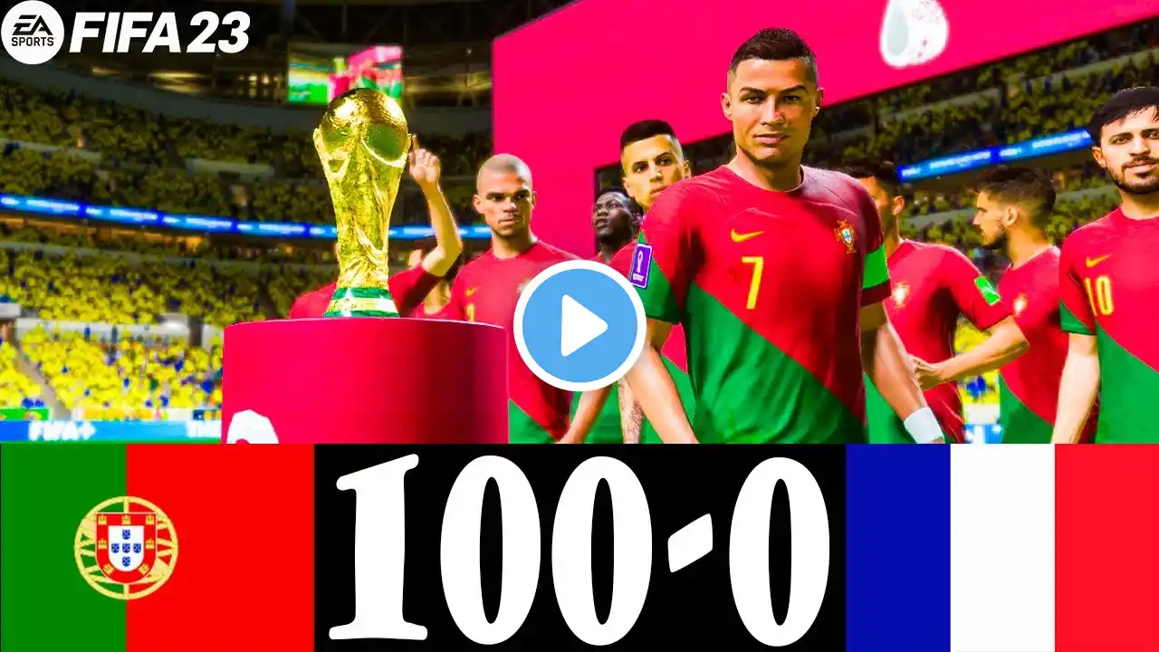 PORTUGAL 100-0 FRANCE | FIFA WORLD CUP FINAL 2026 | #fifa23