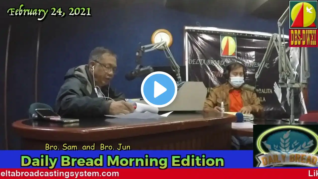 DWXI 1314 AM Livestreaming (Wednesday - February 24, 2021) #dailybreadmorningedition