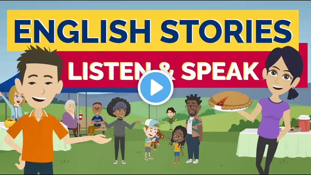 Learn English Through Stories The Neighborhood Picnic | Listen and Speak English