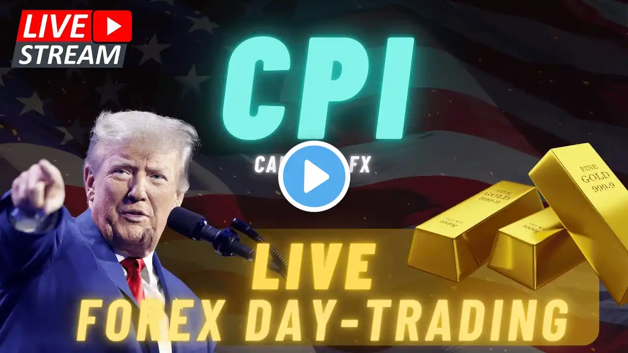 🔴 CPI FOREX SCALP LIVE TRADING | 88% Win Rate Trades: XAUUSD/GBPJPY | NEW YORK Session | 12/03/25