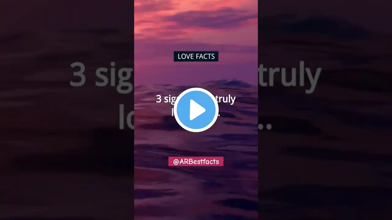 3 signs a boy truly loves you ♥️|♥️ Love facts #shorts #psychologyfacts #love #girlsfact #crush
