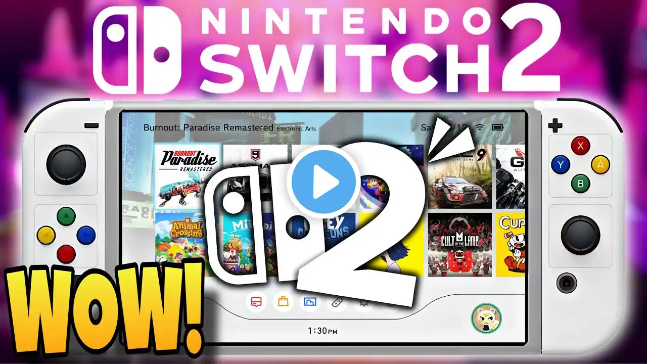 Nintendo Switch 2 Will Seemingly Have A LOT of New Games!