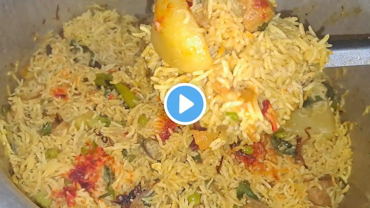 veg biryani recipe in hindi street style ||  street style veg biryani recipe