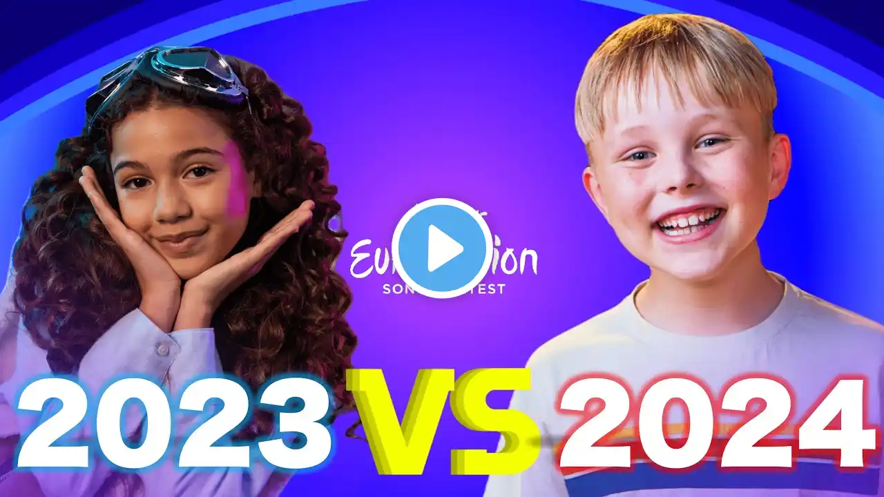Junior Eurovision Battle | JESC 2023 vs JESC 2024 (Voted By Eurovision Fans)