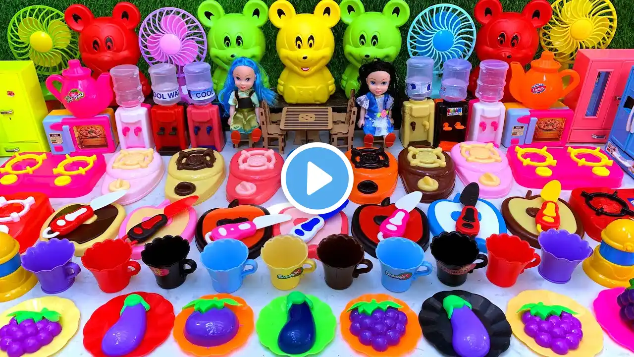 7:46 Minutes Satisfying With Unboxing Hello Kitty Kitchen Set | Cutee Tiny Mini ASMR kitchen set