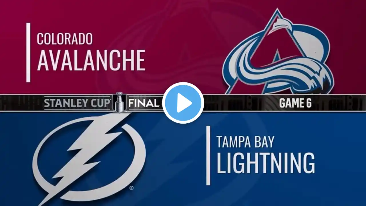 COLORADO AVALANCHE VS TAMPA BAY LIGHTNING| FINAL STANLEY CUP 2022 | GAME 6 | ALL GOALS | HIGHLIGHTS