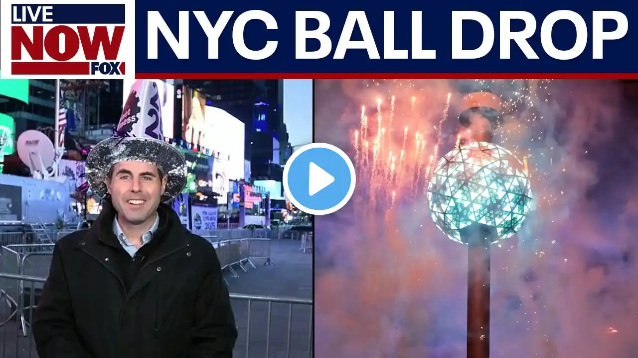 New Years ball drop: NYC Times Square makes final preparations | LiveNOW from FOX