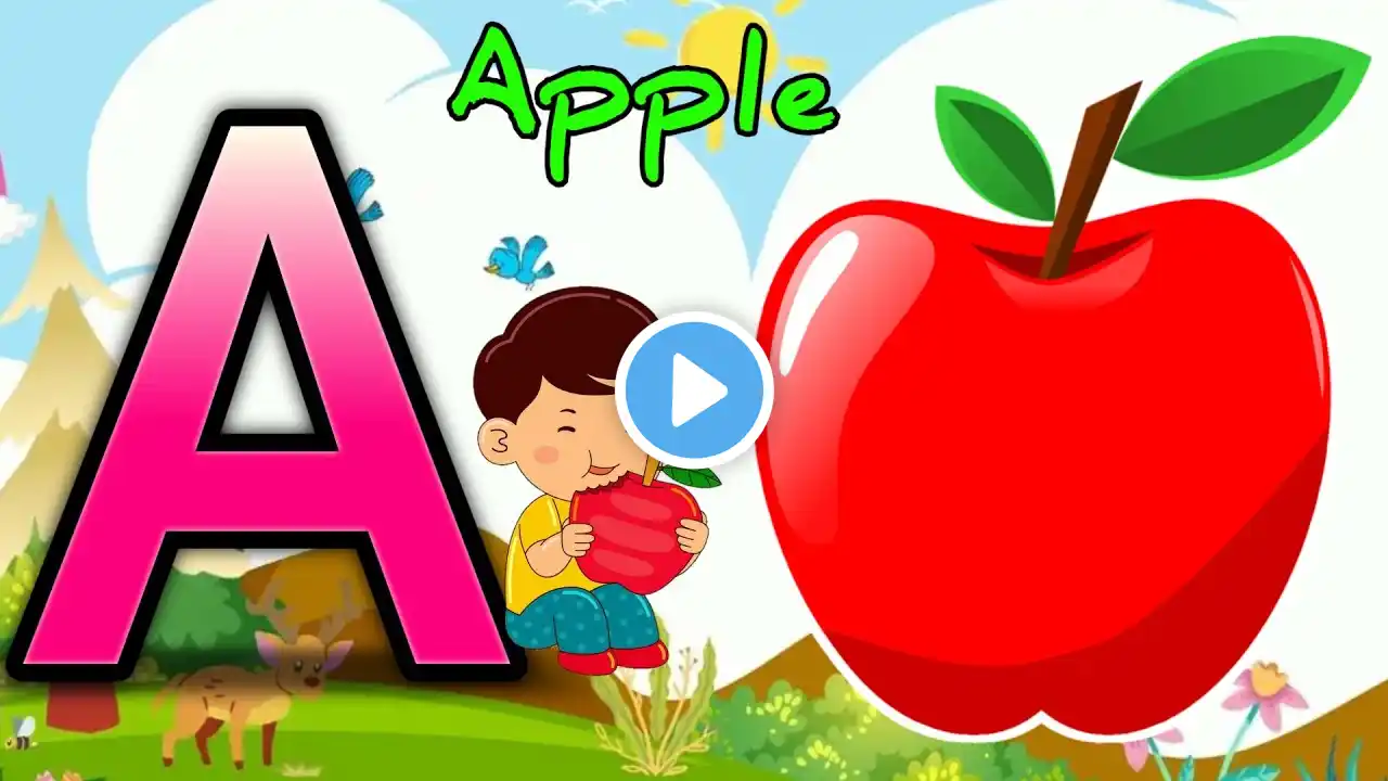 Phonics Song 2 with TWO Words in 3D - A For Airplane - ABC Alphabet Songs & Sounds 256