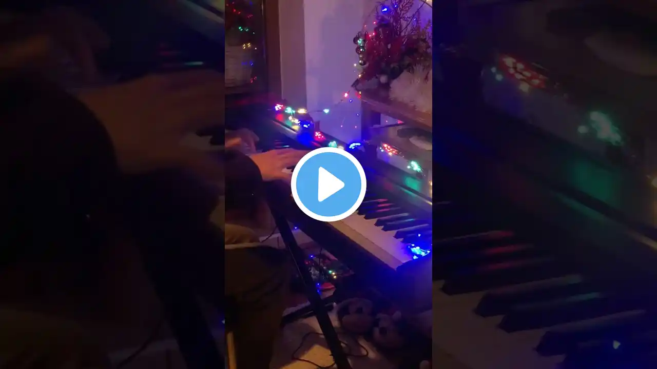 We wish you a Merry Christmas | Piano Cover #shorts