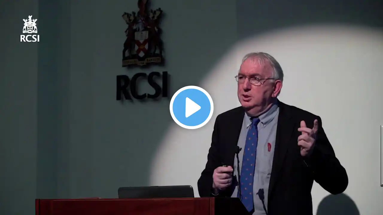 “Rare Lung Diseases: Opportunities and Threats" – Prof Gerry McElvaney | RCSI MyHealth Lecture