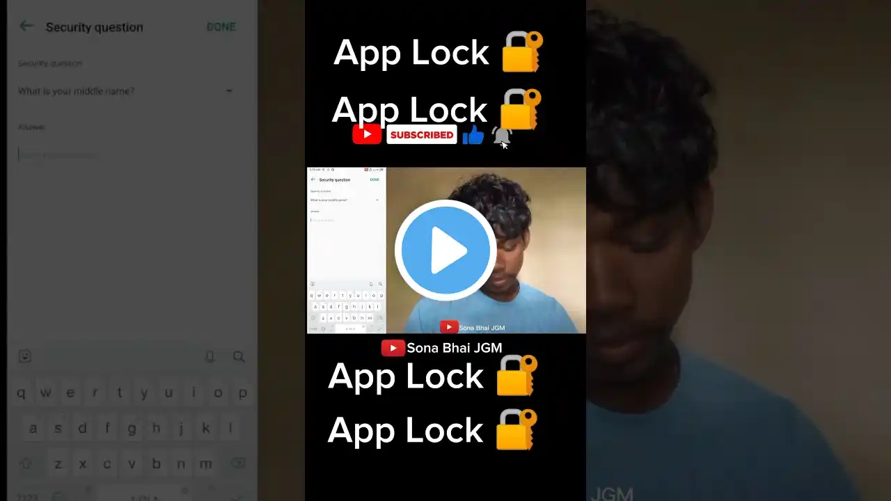 App lock Kaise Lagaye short video