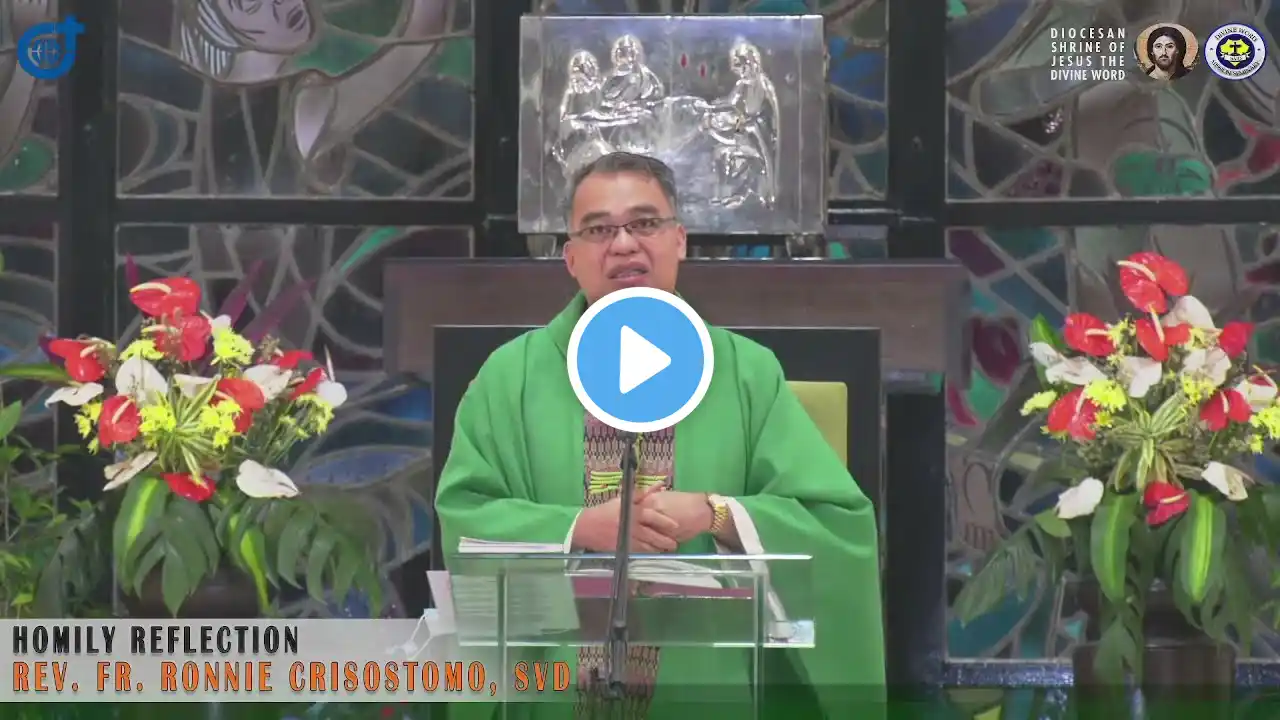 Homily By Fr. Ronnie Crisostomo, SVD- February 18  2022   Friday 6th Week  in Ordinary Time