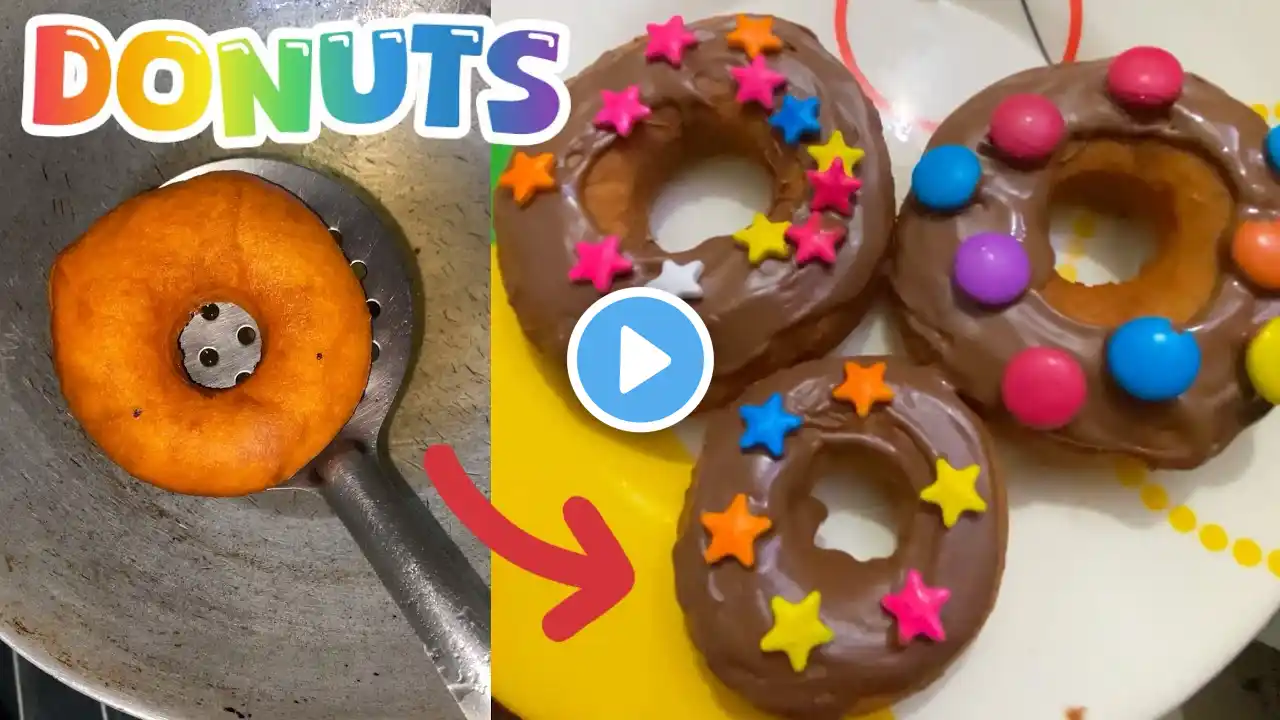 How to make Donuts without yeast & eggs | Soft & Fluffy Easy | Eggless Donuts Recipe | No Yeast