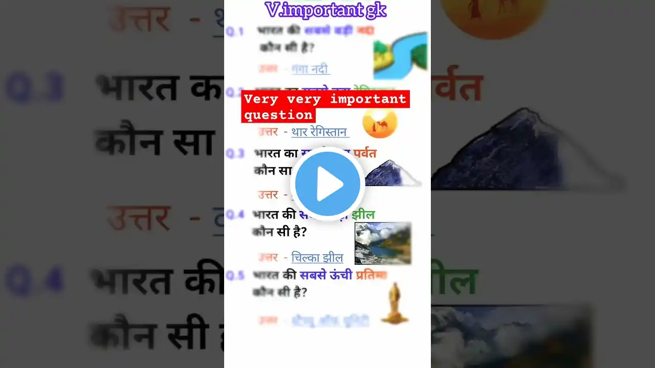 important gk by arjun rao education id || #education #shortsgkhindi #shortsvideo #viralvideo