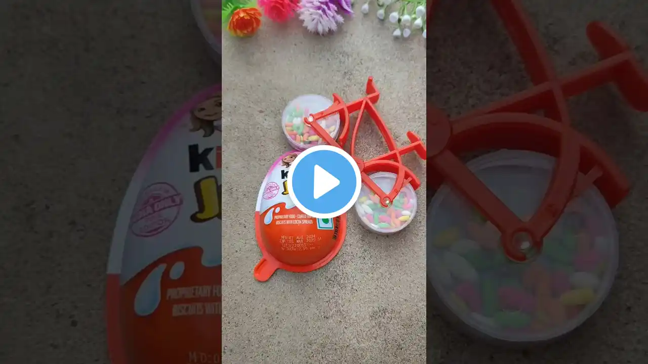 Kinderjoy Box With Cycle Jems Chocolate Popsicle #shorts #gems #chocolate