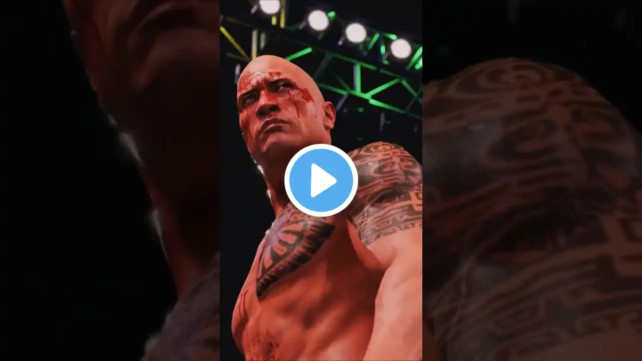 THE ROCK #wwe #wwe2k24gameplay #wwe2k24 #therock  #gameplay #shortvideo #shorts #gameplay #raw