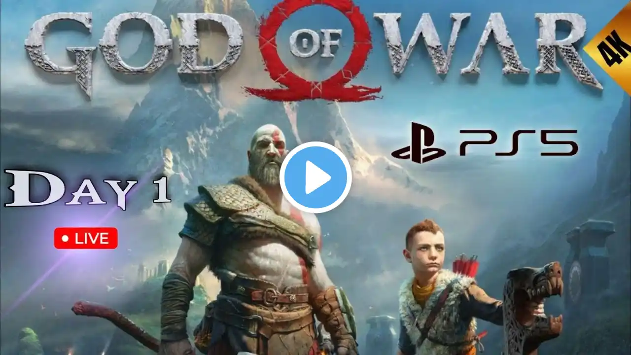 ๐ฅ God of War PS5 Live | First Time Gameplay | Kratos in Action! โ๏ธ๐ฎ