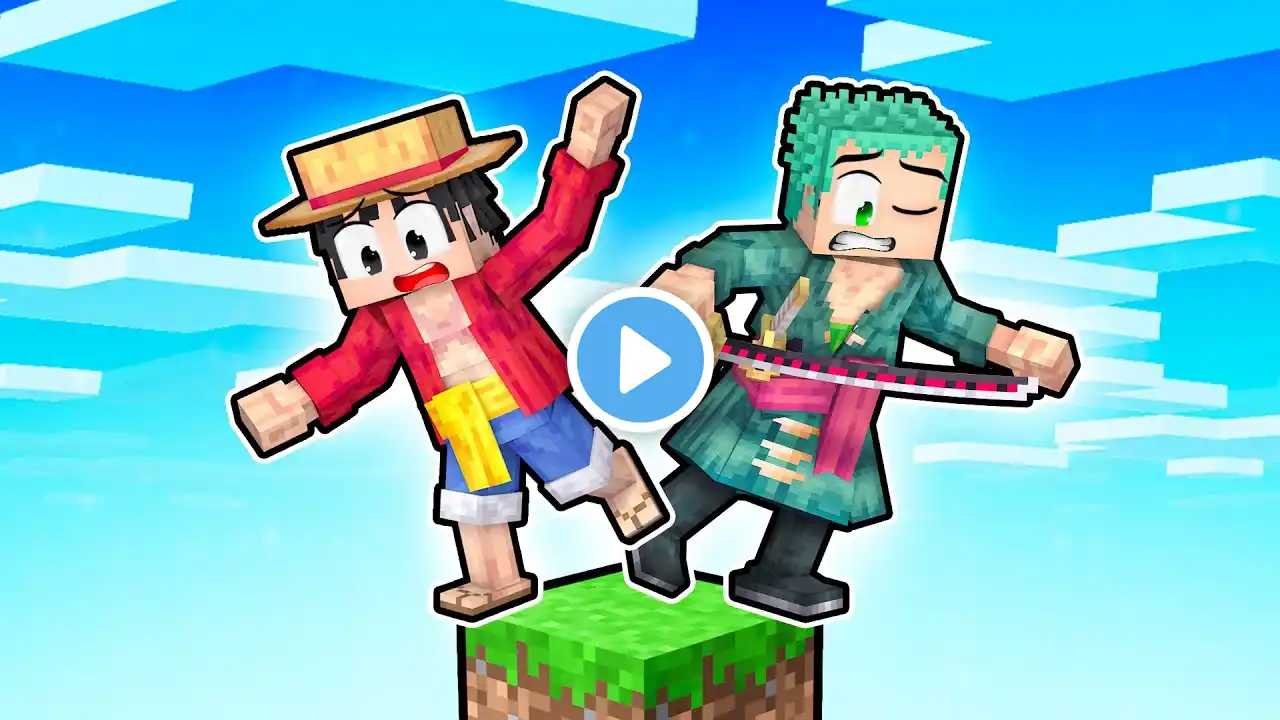 Minecraft One Piece But We’re On ONE BLOCK!