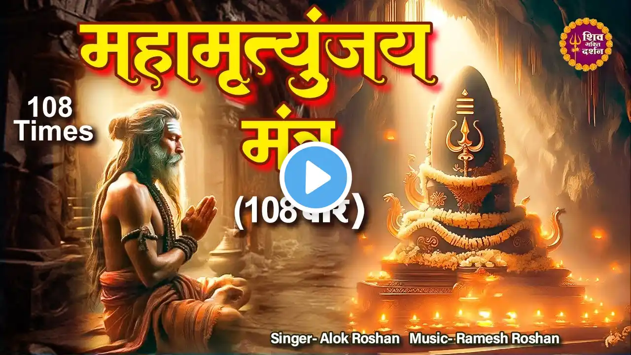 महामृत्युंजय मंत्र 108 बार। Mahamrityunjay Mantra 108 times  I Mahamrityunjaya Mantra With Lyrics |