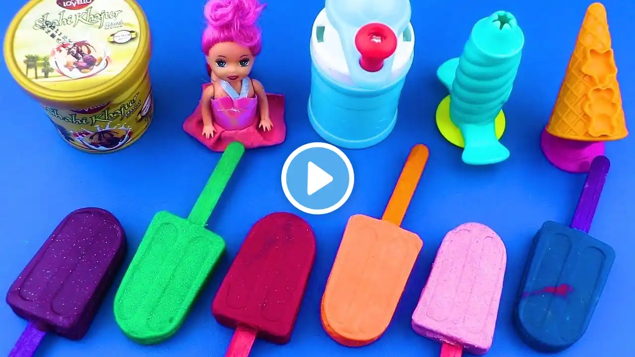 Modeling Clay Ice-Cream Molds|LOL Dolls,Cow Videos,Fish,Dolphin,Dog,Cow Learning For Kids Songs