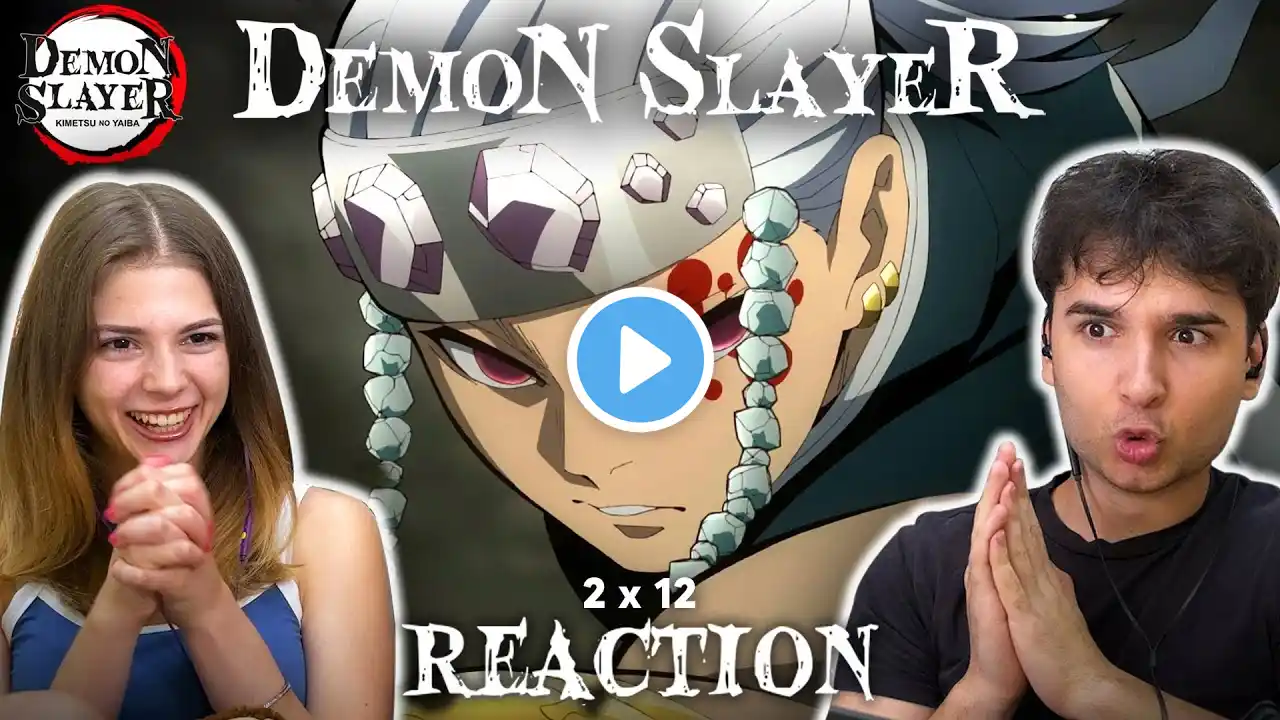 Demon Slayer 2x12 REACTION! "Things Are Gonna Get Real Flashy"