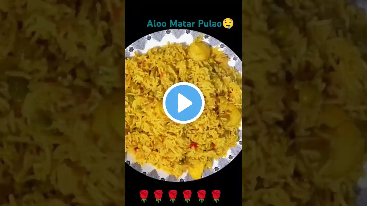 Aloo Matar Pulao 🤤😲by MIMAHS/Delicious😋#food #cooking #reels #vlog
