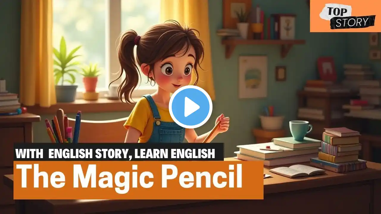 The Magic Pencil | English Story | Learn English By Watching Stories #learnenglish  #englishforkids