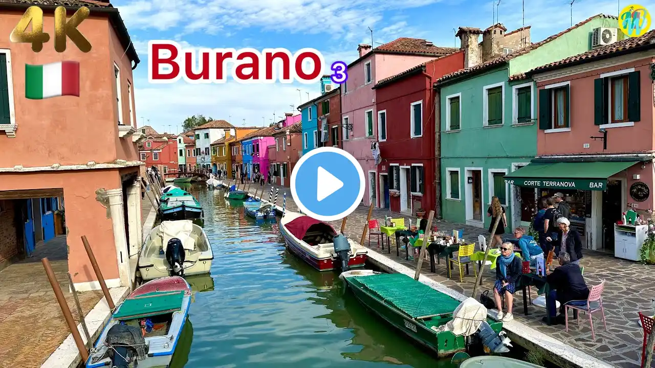 Is Burano real?? Walking Tour/4K60fps/HDR Part 3