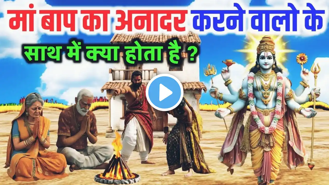 मां बाप का अनादर करने वालों के साथ क्या होता है | Shri Krishna #garudapuran