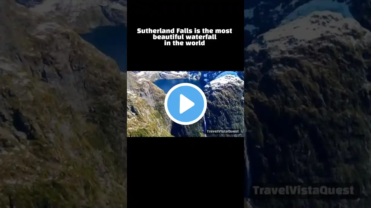 Sutherland Falls is the most beautiful waterfall in the world - Travel Video #waterfall