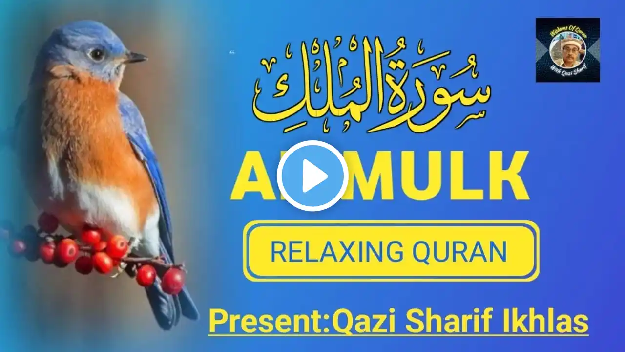 Marvelous Surah Al Mulk (سورة الملك) Relaxing Heart Touching Really Good Voice