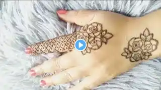 Very beautiful stylish front hand mehndi design | Arabic mehndi design | mehndi design | Mehndi .