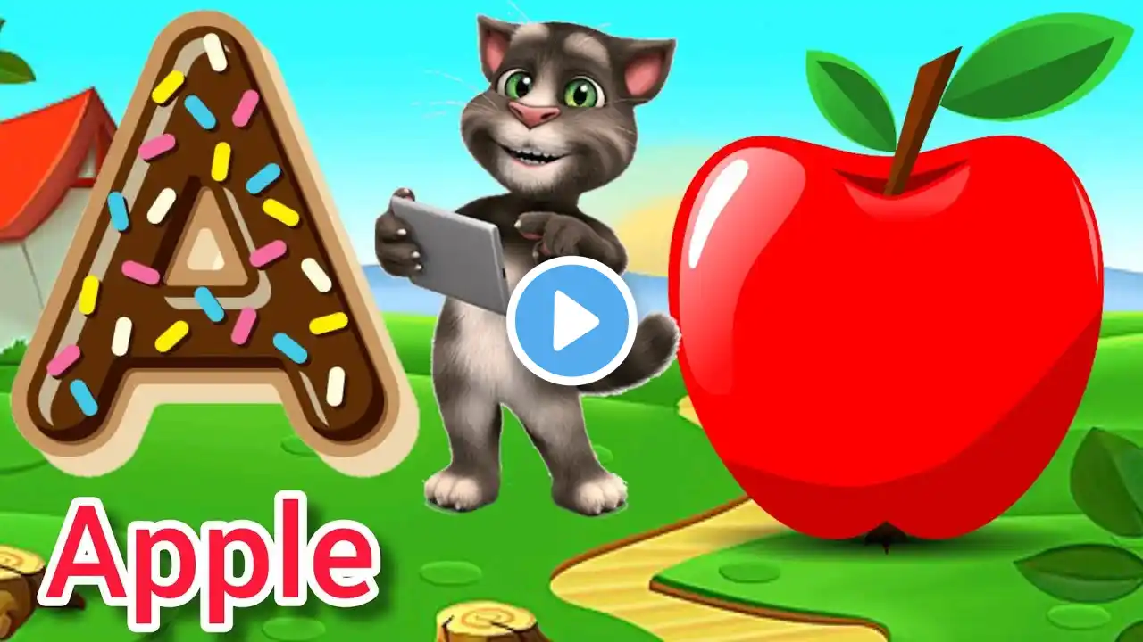 Phonics Song 2 with TWO Words in 3D - A For Airplane - ABC Alphabet Songs & Sounds#abcd#abcd song