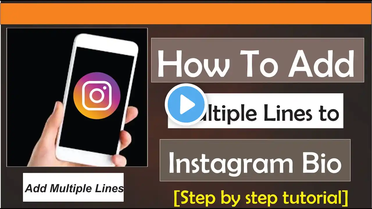 How to Add Multiple Lines To Instagram Bio