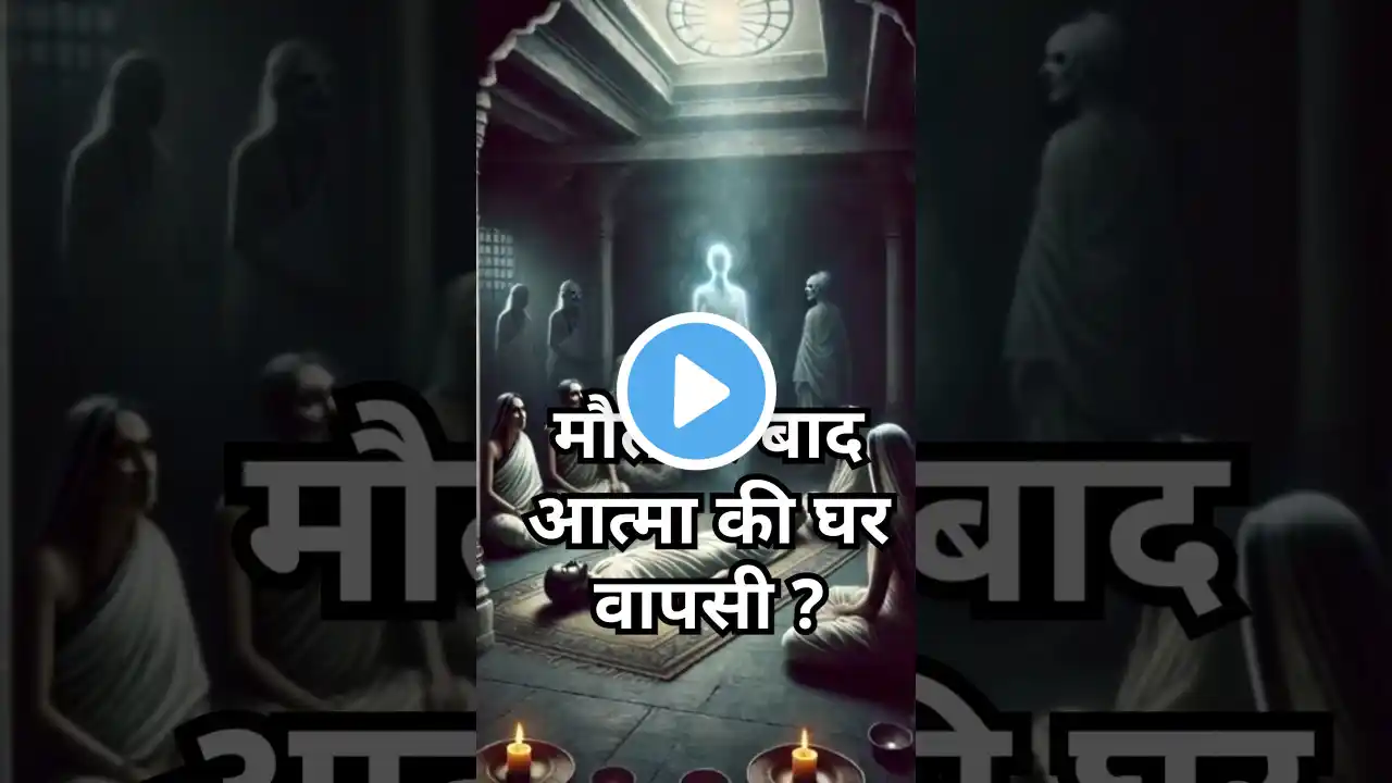 #मौत के बाद आत्मा की घर वापसी?#soul's journey after death#facts#reels #hindumythology