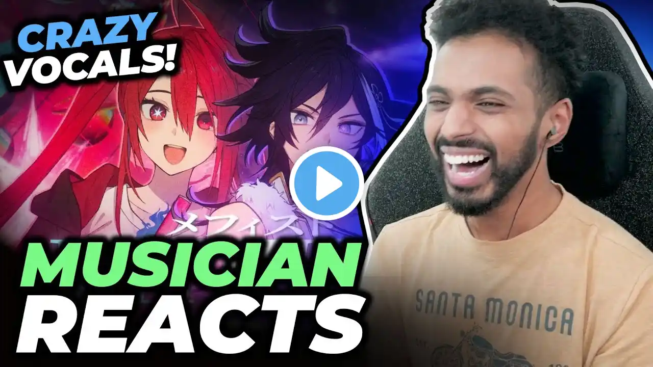 Musician Reacts to Hololive Mephisto Cover - Elizabeth Rose Bloodflame FT. Banzoin Hakka