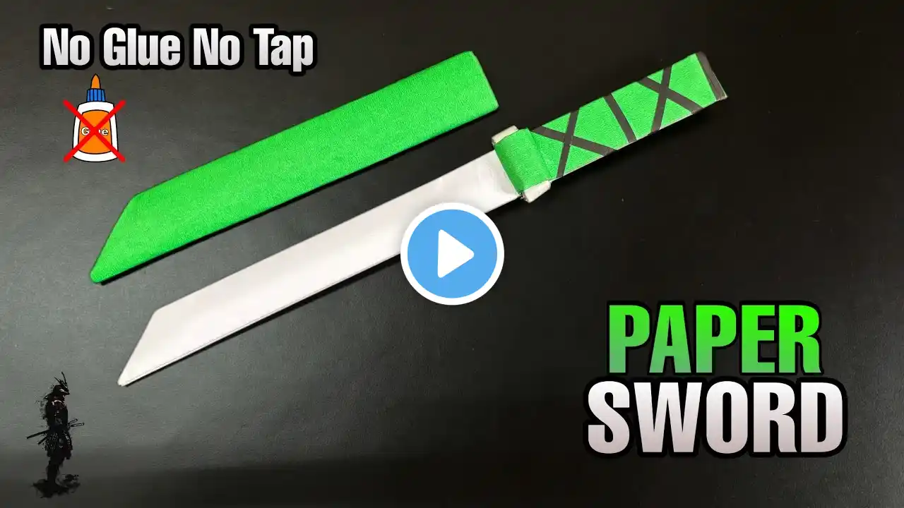 How to make a paper sword | paper katana