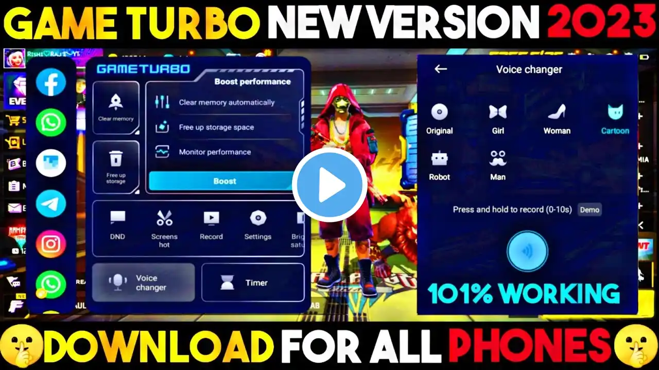 Game Turbo New 5.0 Version Download  2023 😱🤫 | New Game Turbo Download 🤫 | New Voice Change app 2023