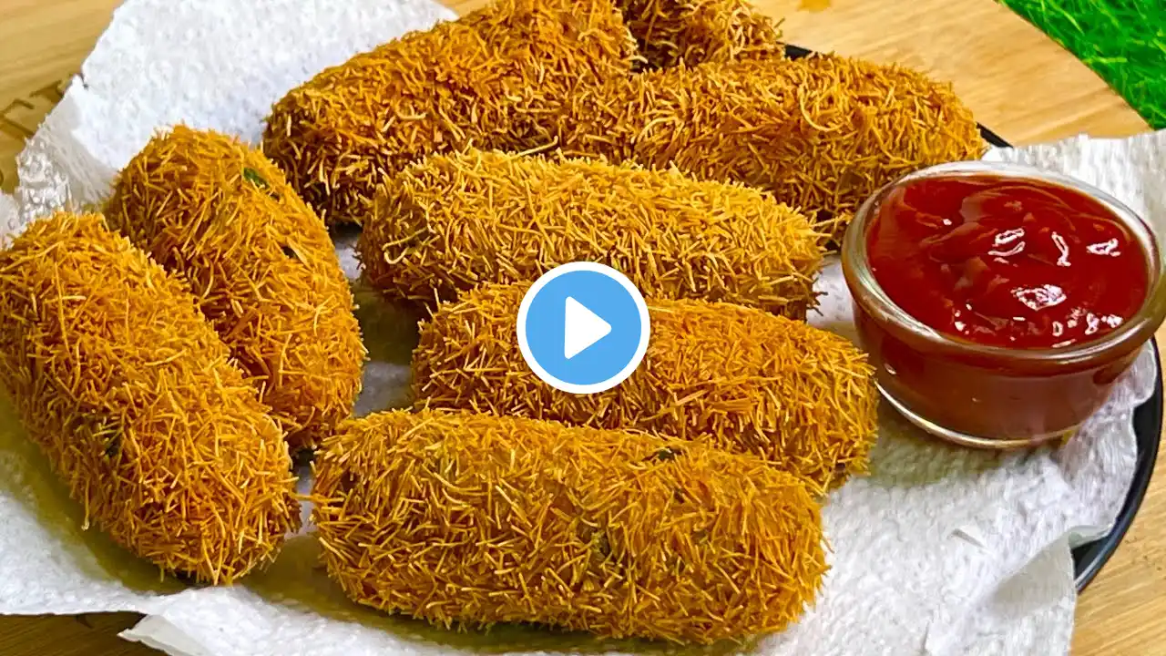 Crispy Chicken Potato Rolls | Ramadan Special Recipes | Chicken Potato Snacks