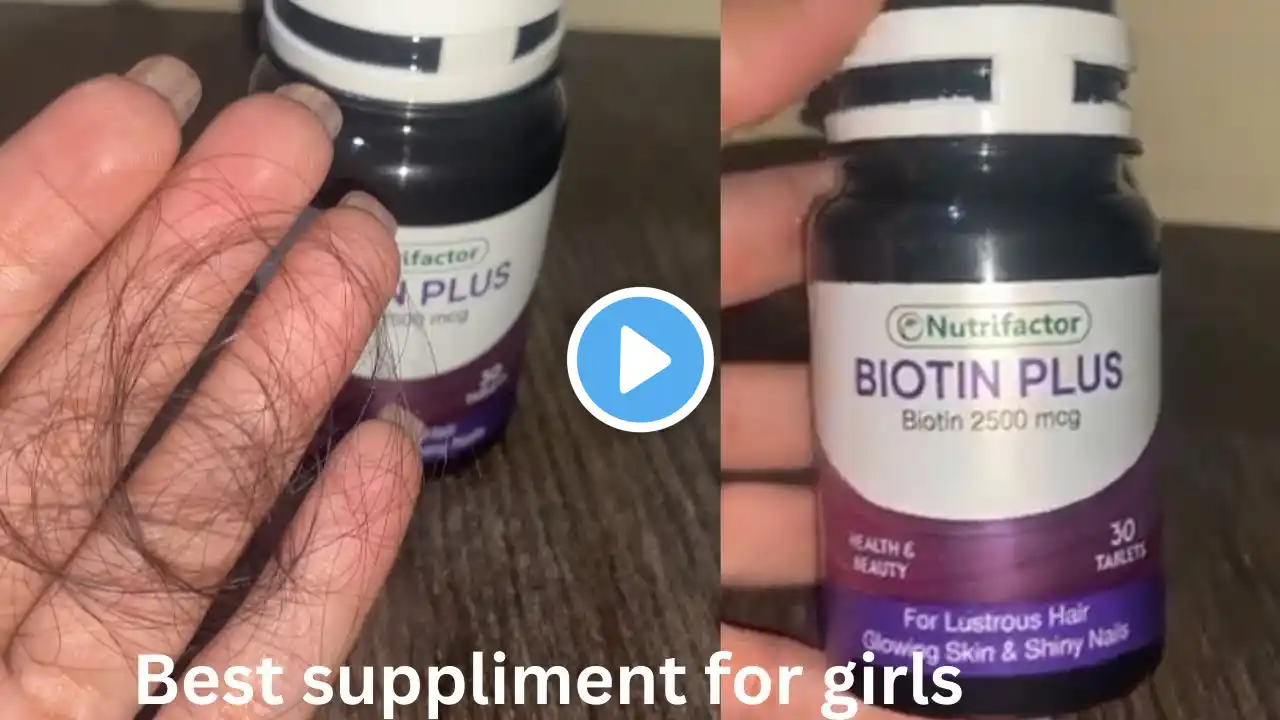 Nutrifactor BIOTIN -PLUS Tablets Review By Aqsa Reana Khalid